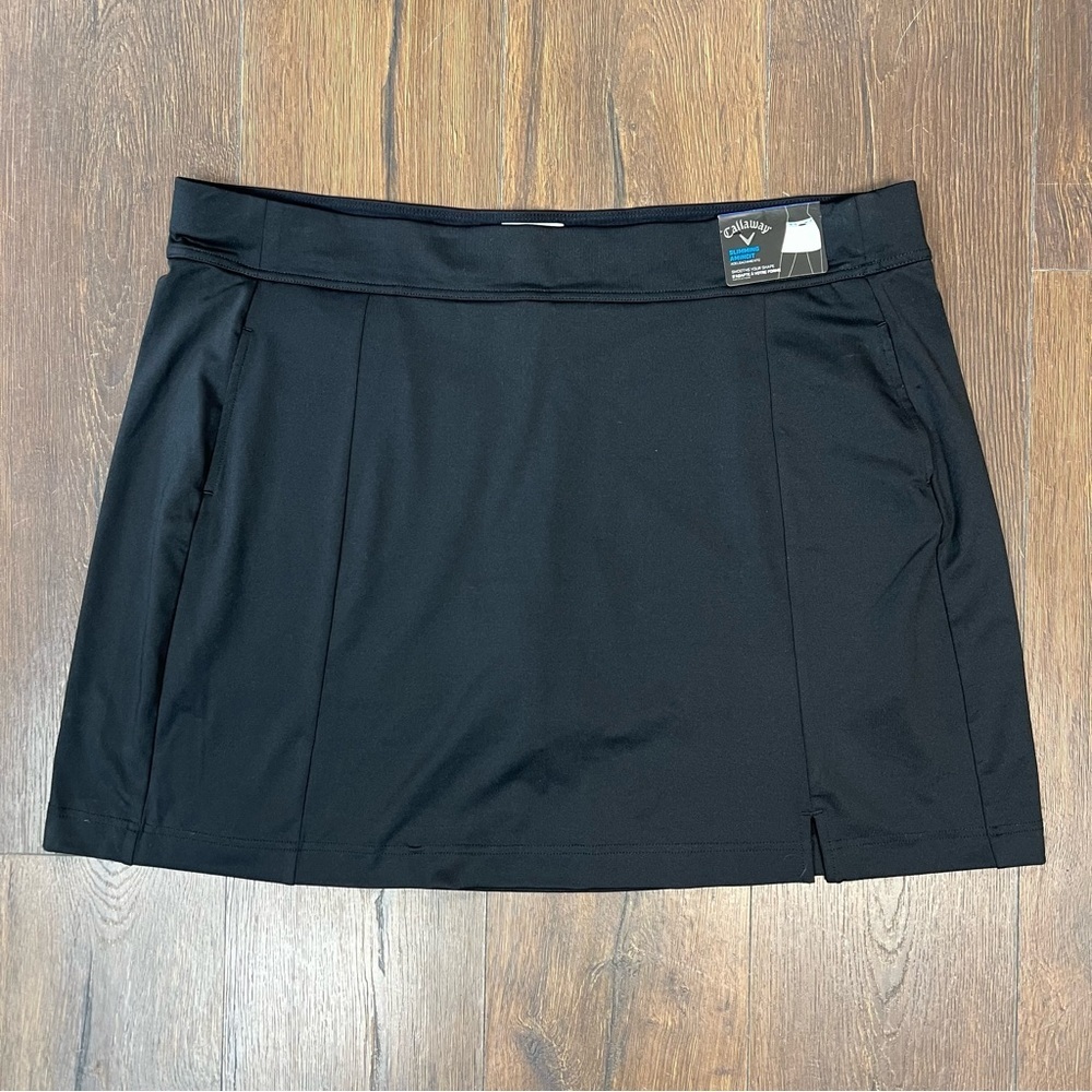 🆕 Callaway Slimming‎ Black Golf Skort NEW SZ 1X